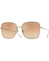 Oliver Peoples - Ov1348T Noralee 5035 Optical Frames Titanium Pillow Normal - Lyst