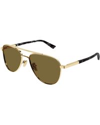Gucci - Gg1962S 004 Sunglasses Metal Pilot - Lyst