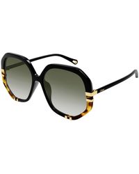 Chloé - Ch0105S 006 Sunglasses Acetate Geometric Shaded - Lyst
