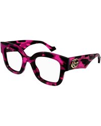 Gucci - Gg1423O 003 Optical Frames Acetate Transparent Cat Eye - Lyst