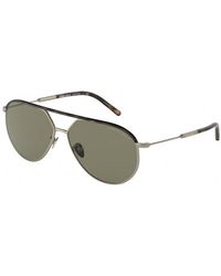Giorgio Armani - Ar6120J 30022A Sunglasses Metal Pilot - Lyst