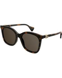 Gucci - Gg1071S 002 Sunglasses Acetate Cat Eye - Lyst