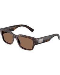 Dolce & Gabbana - Dg4483 502/73 Sunglasses Acetate Squared Normal - Lyst