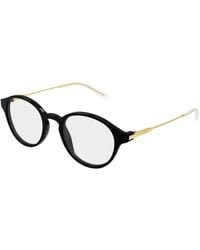 Gucci - Gg2253O 001 Optical Frames Acetate Transparent Round - Lyst