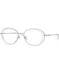 DIESEL - Dl5010 1001 Optical Frames Metal Round Normal - Lyst