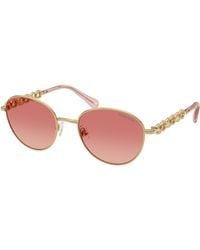 Swarovski - Sk7049 4004A5 Sunglasses Metal Pantos Normal Nuanced - Lyst
