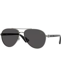 Burberry - Be3167 100387 Sunglasses Metal Pilot Normal - Lyst
