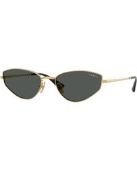 Vogue Eyewear - Vo4339S 280/87 Sunglasses Metal Cat Eye Normal - Lyst