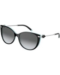 Tiffany & Co. - Tf4178 8055T3 Sunglasses Acetate Cat Eye Polarized Shaded - Lyst