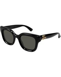 Gucci - Gg1828S 001 Sunglasses Injected Round - Lyst