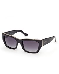 Guess - Gu00293 01B Sunglasses Injected Smoke Squared Normal - Lyst