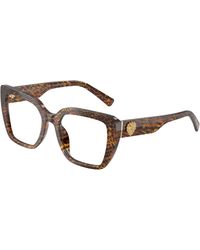 Dolce & Gabbana - Dg3441 3470 Optical Frames Acetate Transparent Squared Normal - Lyst