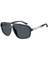 Emporio Armani - Ea4236U 618987 Sunglasses Injected Pilot Normal - Lyst