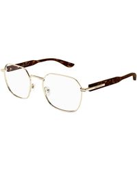 McQueen - Am0499O 003 Optical Frames Acetate Transparent Geometric - Lyst