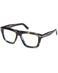Tom Ford - Ft6059-B 056 Optical Frames Acetate Squared Normal - Lyst