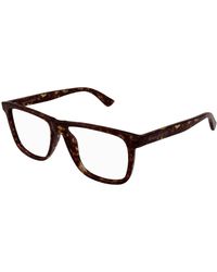 McQueen - Am0463O 002 Optical Frames Acetate Transparent Pilot - Lyst