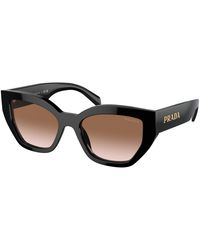 Prada - Pr A09S 1Ab0A6 Sunglasses Acetate Butterfly Normal Shaded - Lyst