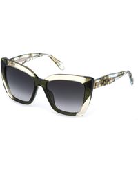 Just Cavalli - Sjc174V 846 Sunglasses Acetate Smoke Butterfly Normal Nuanced - Lyst