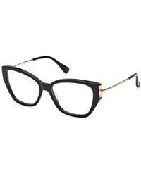 Max Mara - Mm5117 001 Optical Frames Acetate Cat Eye Normal - Lyst