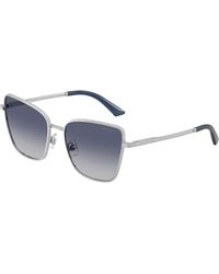 Jimmy Choo - Jc4023J 30024L Sunglasses Metal Squared Normal Shaded - Lyst