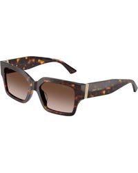 Jimmy Choo - Jc5058Ju 500213 Sunglasses Acetate Squared Normal Nuanced - Lyst