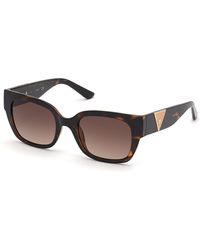 Guess - Gu7742 52F Sunglasses Injected Squared Normal Shaded - Lyst