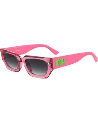 DSquared² - Icon 0017/S 67T/9O Sunglasses Acetate Squared Shaded - Lyst