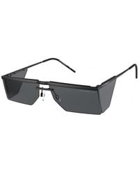 Emporio Armani - Ea2123 300187 Sunglasses Metal Dark Squared Normal - Lyst