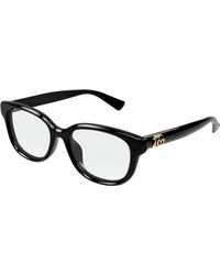 Gucci - Gg1833Ok 001 Optical Frames Injected Transparent Squared - Lyst