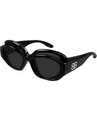Balenciaga - Bb0456S 001 Sunglasses Acetate Cat Eye - Lyst