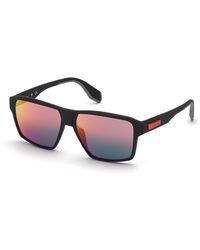 adidas - Or0039 02U Sunglasses Injected Bordeaux Geometric Normal Mirror - Lyst