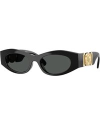 Versace - Ve4480U Gb1/87 Sunglasses Injected Round Normal - Lyst