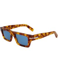 Ferragamo - Sf2034S 212 Sunglasses Acetate Squared Normal - Lyst