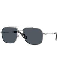 Burberry - Be3159 100587 Sunglasses Metal Geometric Normal - Lyst