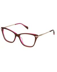 Blumarine - Vbm842S 06Lz Optical Frames Acetate Squared - Lyst