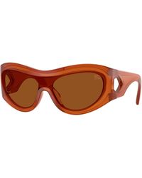 Burberry - Be4465 415273 Sunglasses Injected Geometric Normal - Lyst
