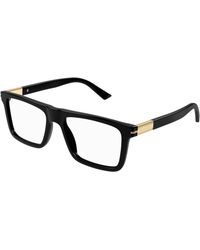 Gucci - Gg1504O 005 Optical Frames Acetate Transparent Squared - Lyst