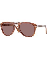 Persol - Po0714Sm 96/53 Sunglasses Acetate Pilot Normal - Lyst