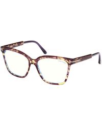 Tom Ford - Ft5892-B 055 Optical Frames Acetate Squared Normal - Lyst