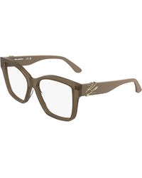 KARL LAGERFELD - Kl6215 272 Optical Frames Acetate Squared Normal - Lyst