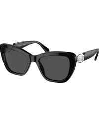 Swarovski - Sk6018 100187 Sunglasses Acetate Cat Eye Normal - Lyst