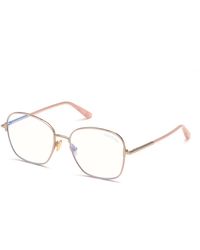 Tom Ford - Ft5685-B 072 Optical Frames Metal Geometric Normal - Lyst