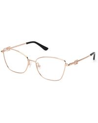 Guess - Gu2974 028 Optical Frames Metal Cat Eye Normal - Lyst