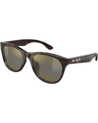 Maui Jim - Mj0694Sa 002 Occhiali Da Sole Acetato Bronzo Squadrata - Lyst