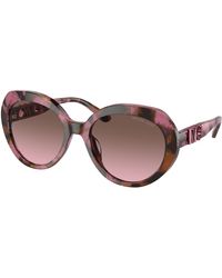 Michael Kors - Mk2214U San Lucas 39989T Sunglasses Acetate Round Normal Shaded - Lyst