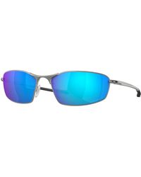 Oakley - Oo4141 Whisker 414104 Sunglasses Metal Round Polarized Prizm - Lyst