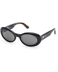 PUCCI - Ep0234 05A Sunglasses Acetate Smoke Round Normal - Lyst
