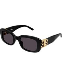 Balenciaga - Bb0310Sk 001 Sunglasses Acetate Squared - Lyst