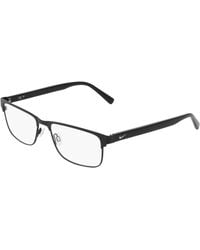 Nike - 1002 001 Optical Frames Metal Squared Normal - Lyst