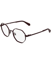 Calvin Klein - Ckj25211 001 Optical Frames Metal Squared Normal - Lyst